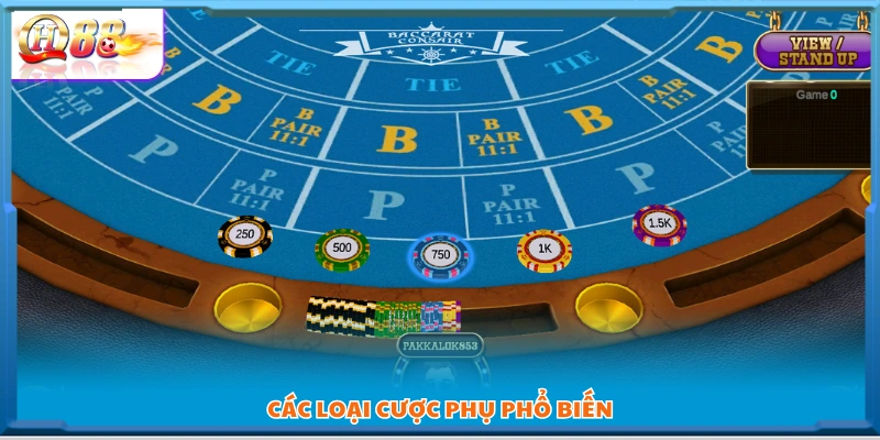  Danh sách các loại cược phụ