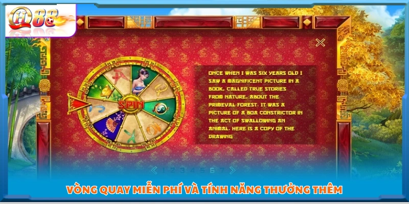 Chế độ vòng quay miễn phí cùng phụ thưởng