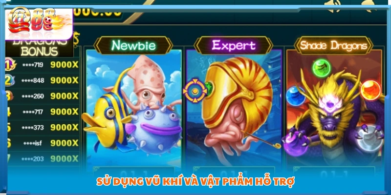 Cách sử dụng pháo, bom và vật phẩm