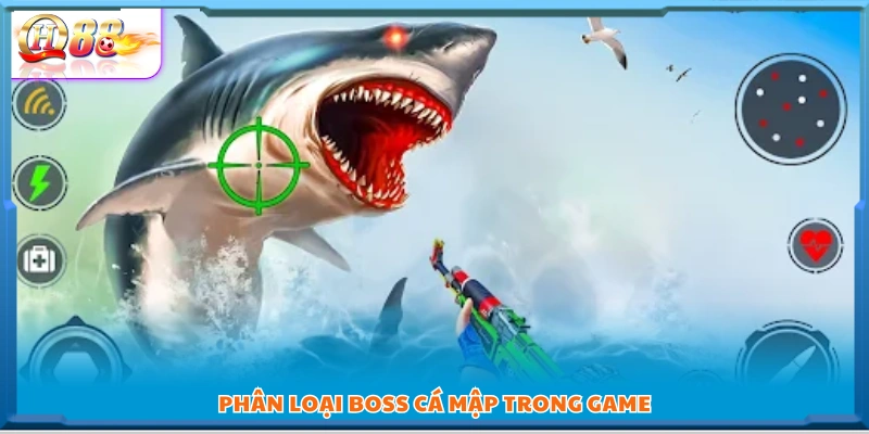 Các loại boss cá mập và mức thưởng tương ứng