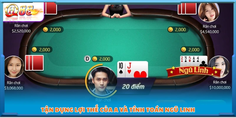 Tối ưu giá trị lá A kết hợp tính toán để lên ngũ linh